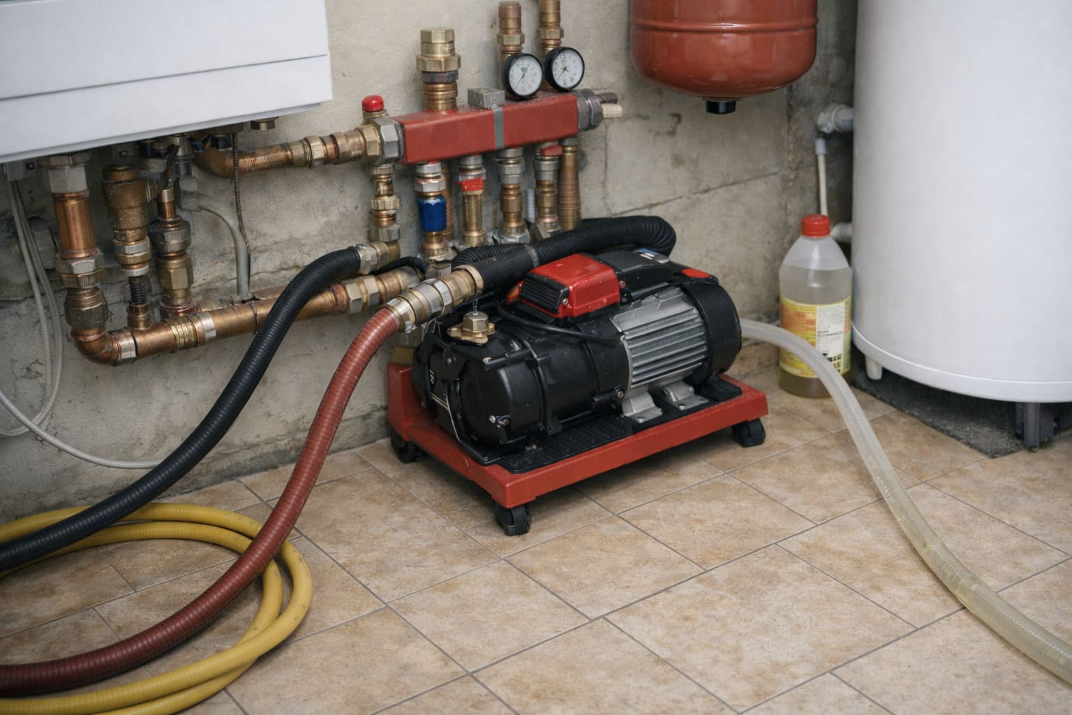 Промывка системы отопления в частном доме